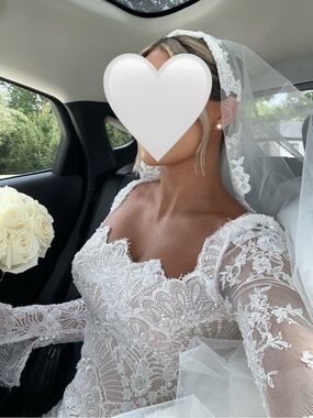 Custom Made Steven Khalil Wedding Gown